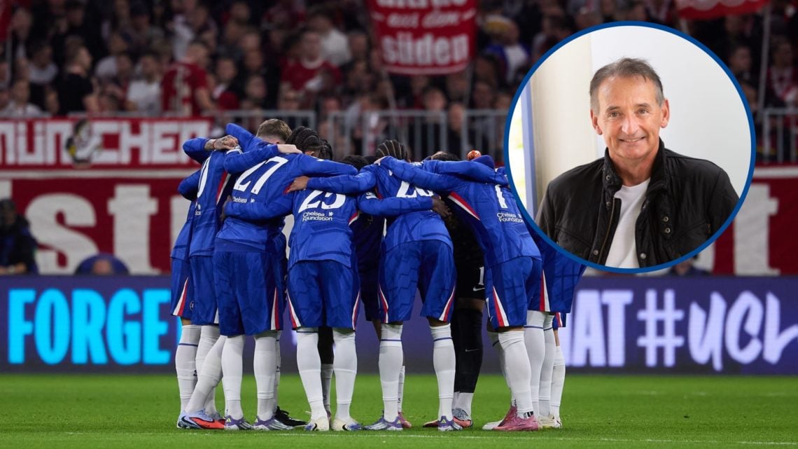 Chelsea players in huddle before Bayern Munich game, Pat Nevin at Edinburgh International Book Festival