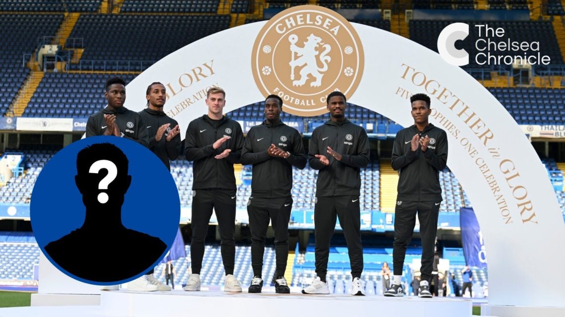 Chelsea's new signings being presented, inset mystery player