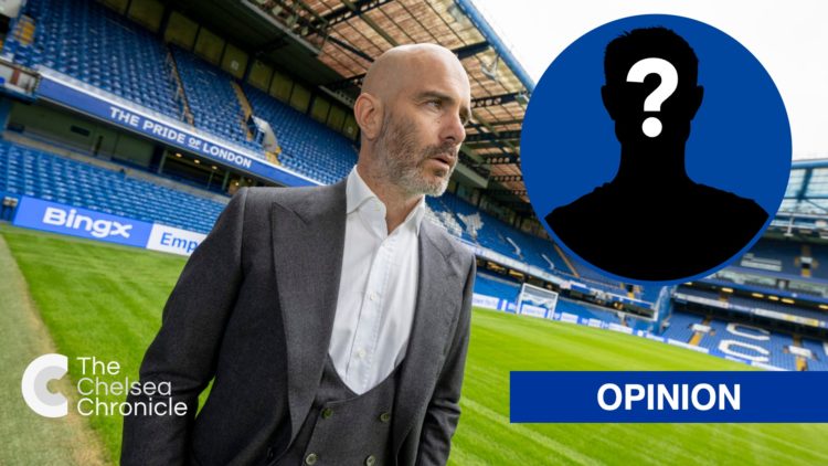 Chelsea Head Coach Enzo Maresca Visits Stamford Bridge, inset mystery player