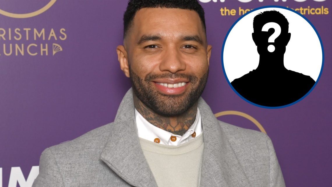 Former Liverpool player Jermaine Pennant at event, inset mystery player
