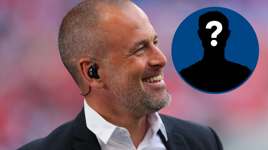 Chelsea legend Joe Cole at England game, inset mystery player