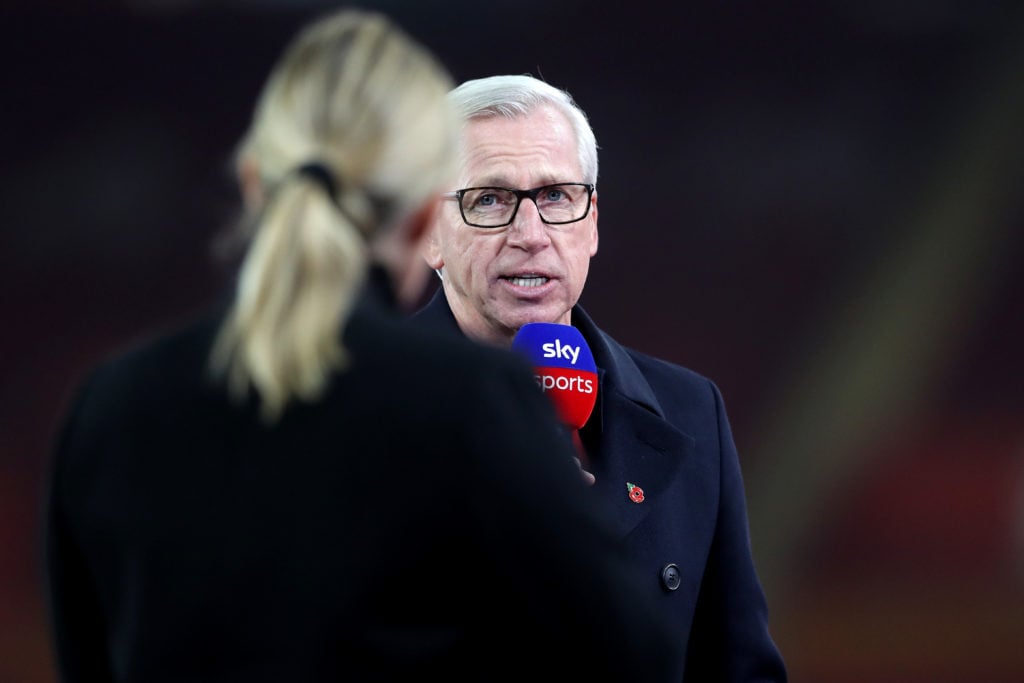 Alan Pardew at Southampton v Newcastle United game