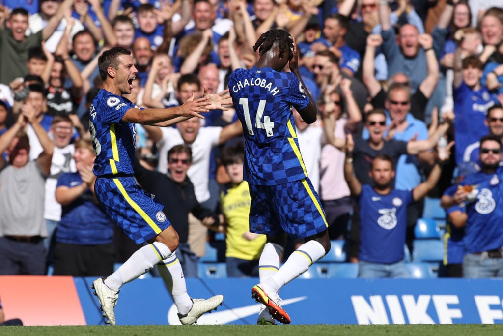 Trevoh Chalobah crying after first Chelsea goal