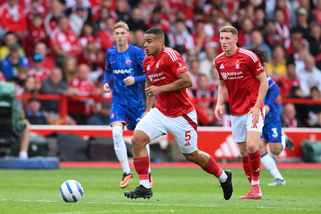 Nottingham Forest Murillo running with the ball