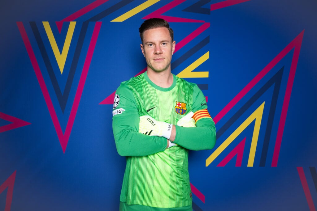 Marc-Andre Ter Stegen of FC Barcelona poses for a photo