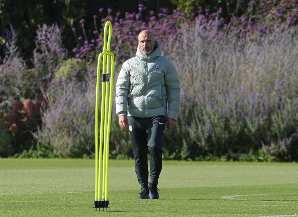 Chelsea FC Training Session And Press Conference - UEFA Champions League 2025/26 League Phase MD2