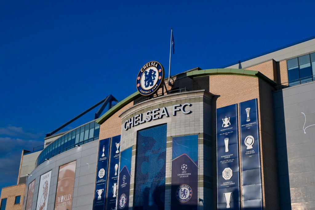 The general view outside Stamford Bridge during the Champions League match between Chelsea and Benfica.