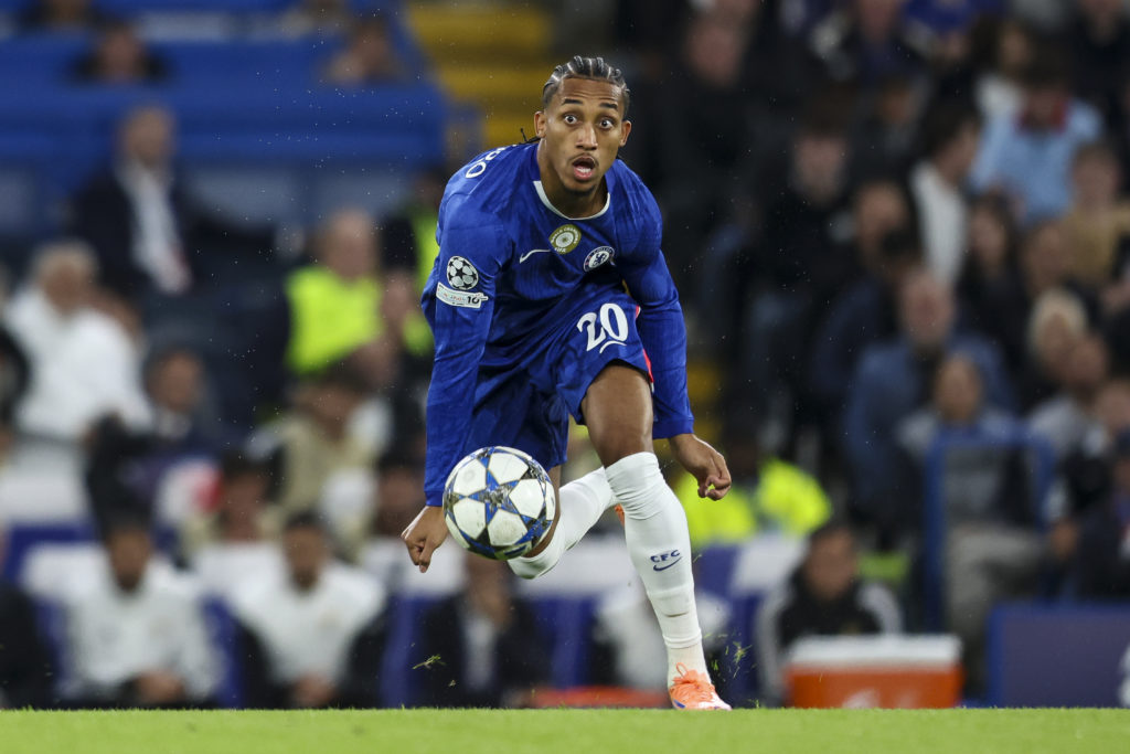 Joao Pedro during Chelsea's Champions League fixture against Benfica.