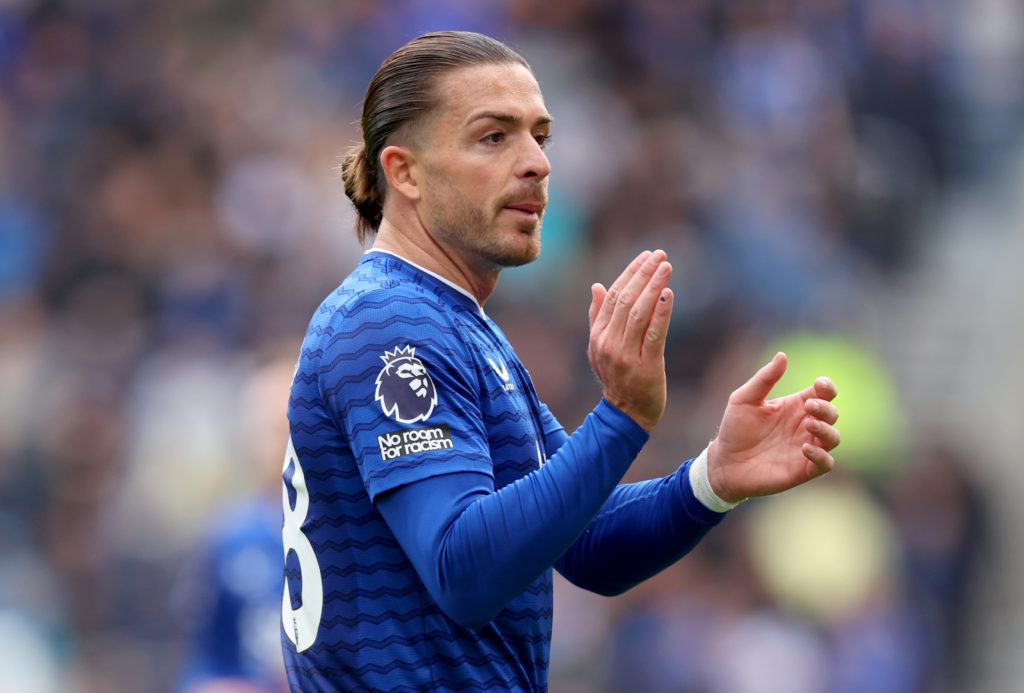 Everton star Jack Grealish applauding