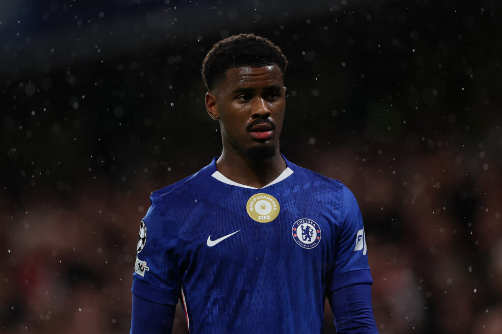 Jorrel Hato during Chelsea vs Ajax