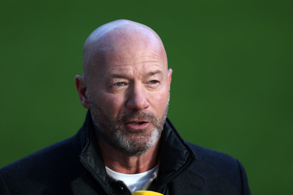Alan Shearer ahead of Newcastle United against Fulham in the Premier League.