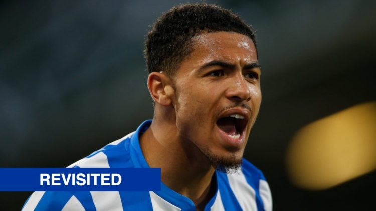Levi Colwill animated during Huddersfield Town v Luton Town