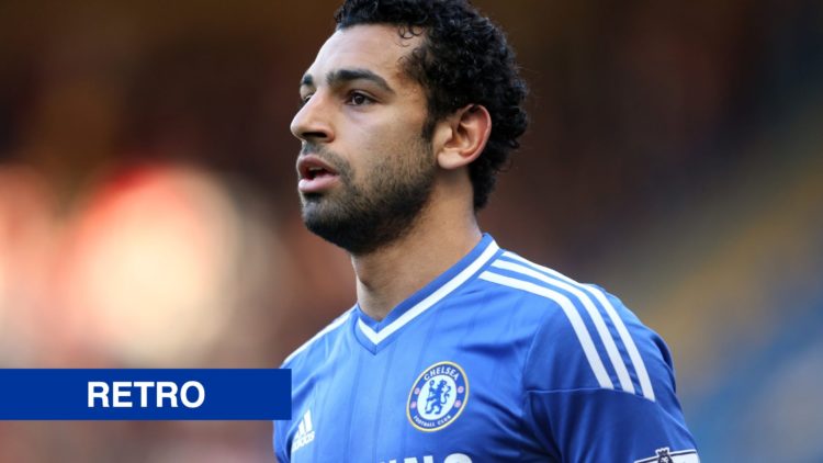 Mohamed Salah playing for Chelsea