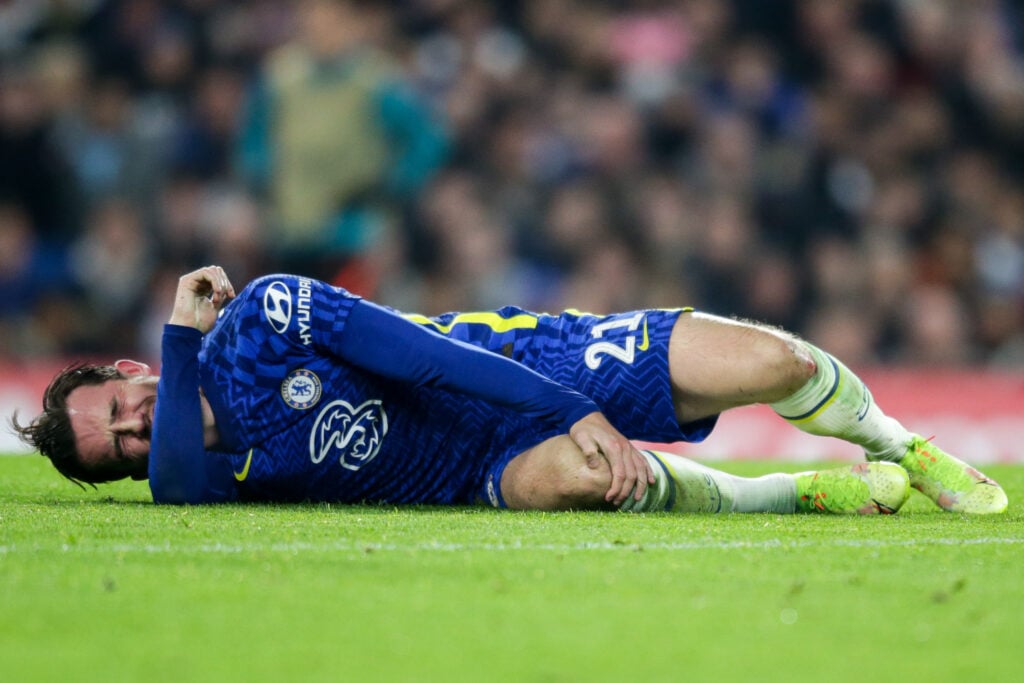 Chelsea defender Ben Chilwell injured