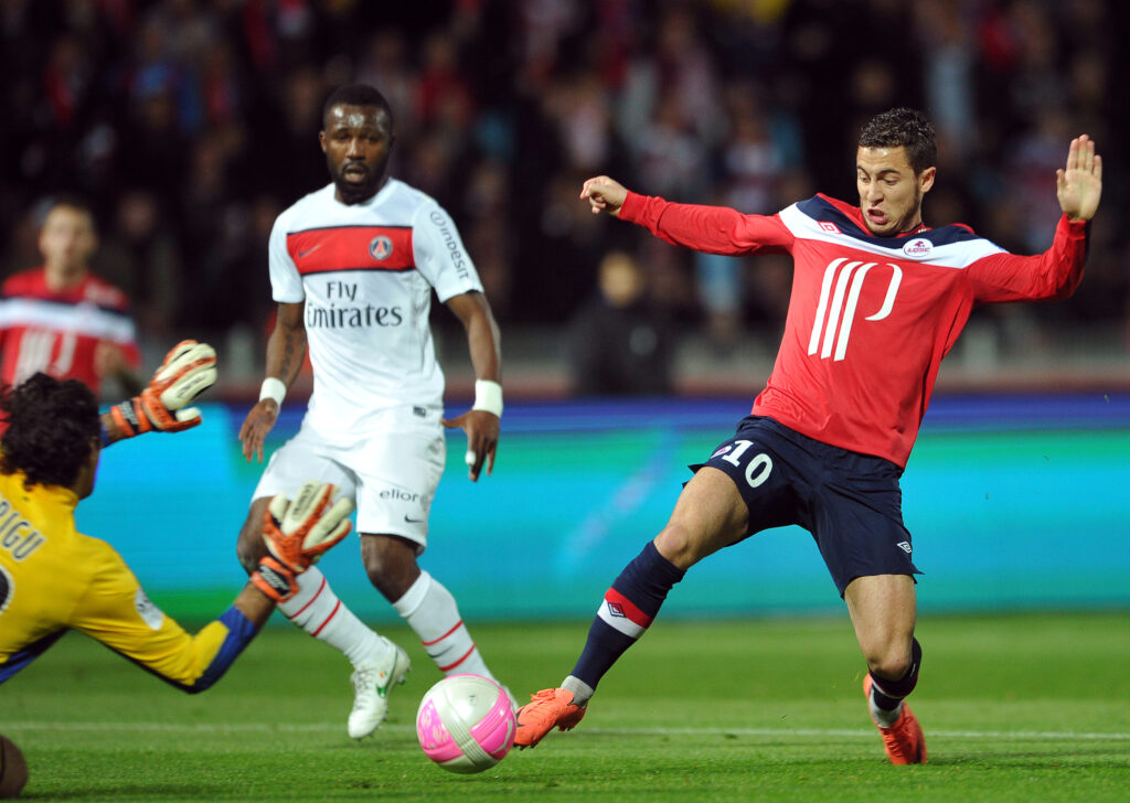 Lille's Belgian midfielder Eden Hazard