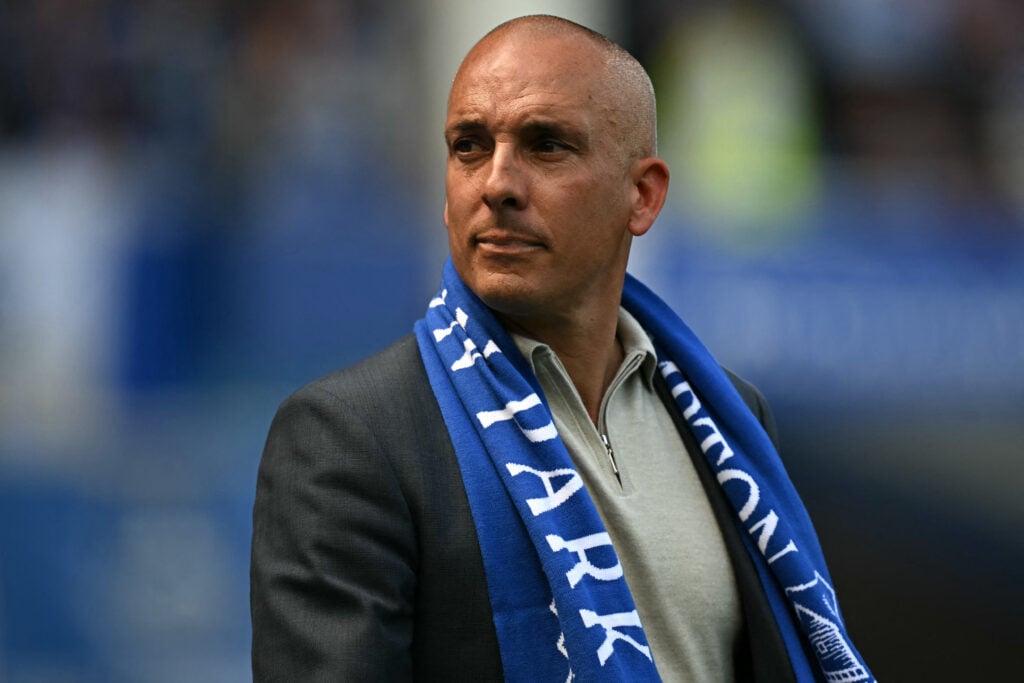 Everton legend Leon Osman at Goodison Park