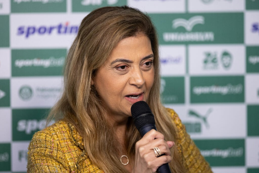 Palmeiras Leila Pereira speaking