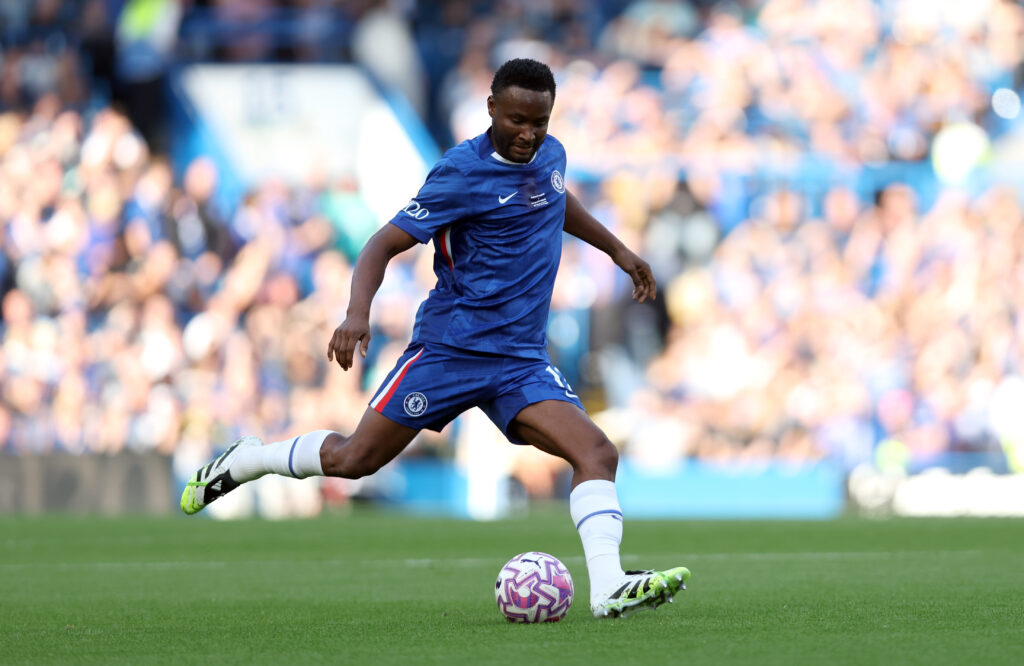 John Obi Mikel during Chelsea Legends game