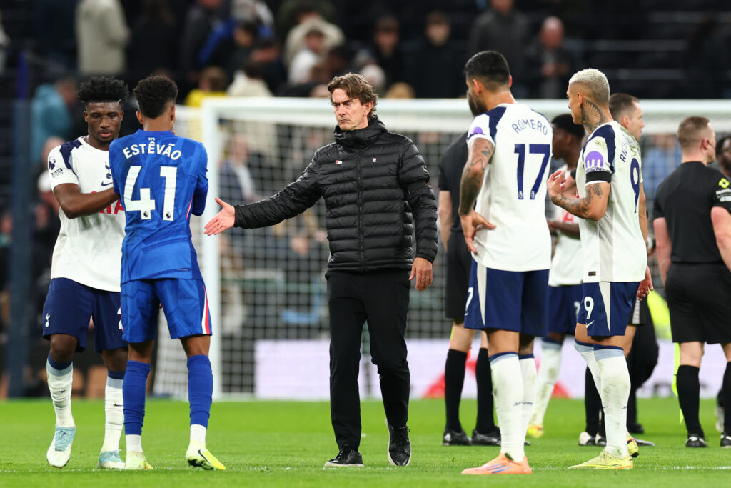 Thomas Frank after Tottenham's loss to Chelsea