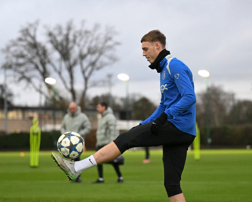 Cole Palmer at Chelsea training ground