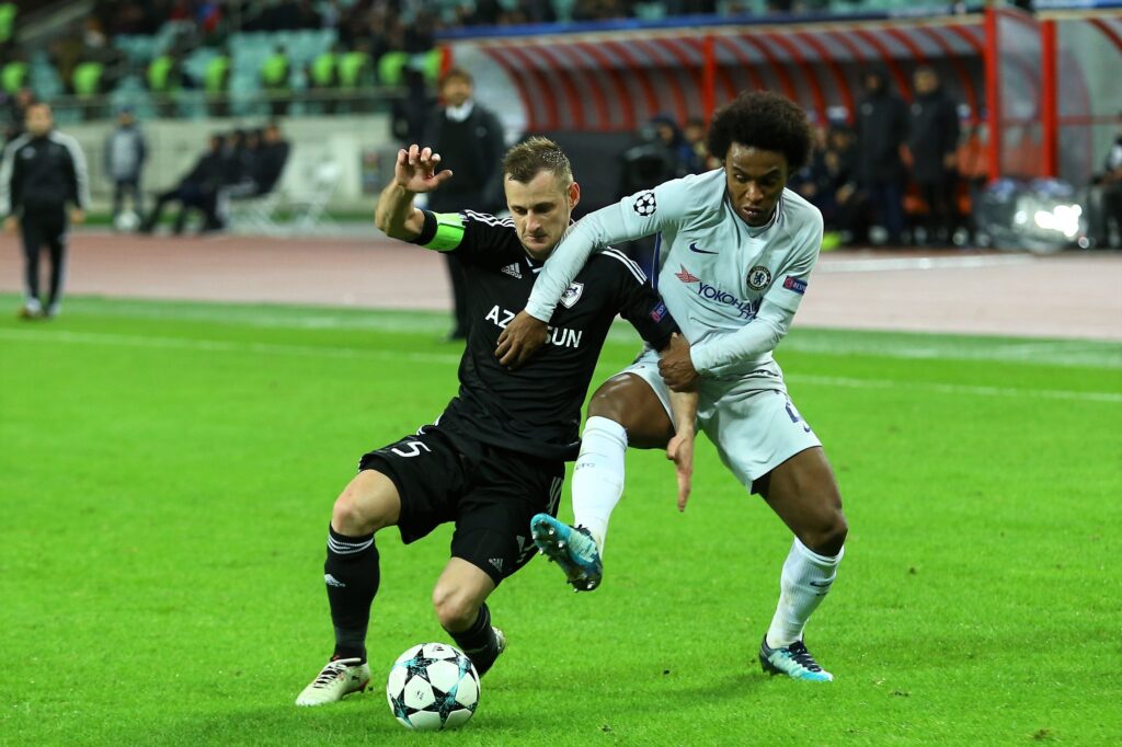 Qarabag FK vs Chelsea: UEFA Champions League match