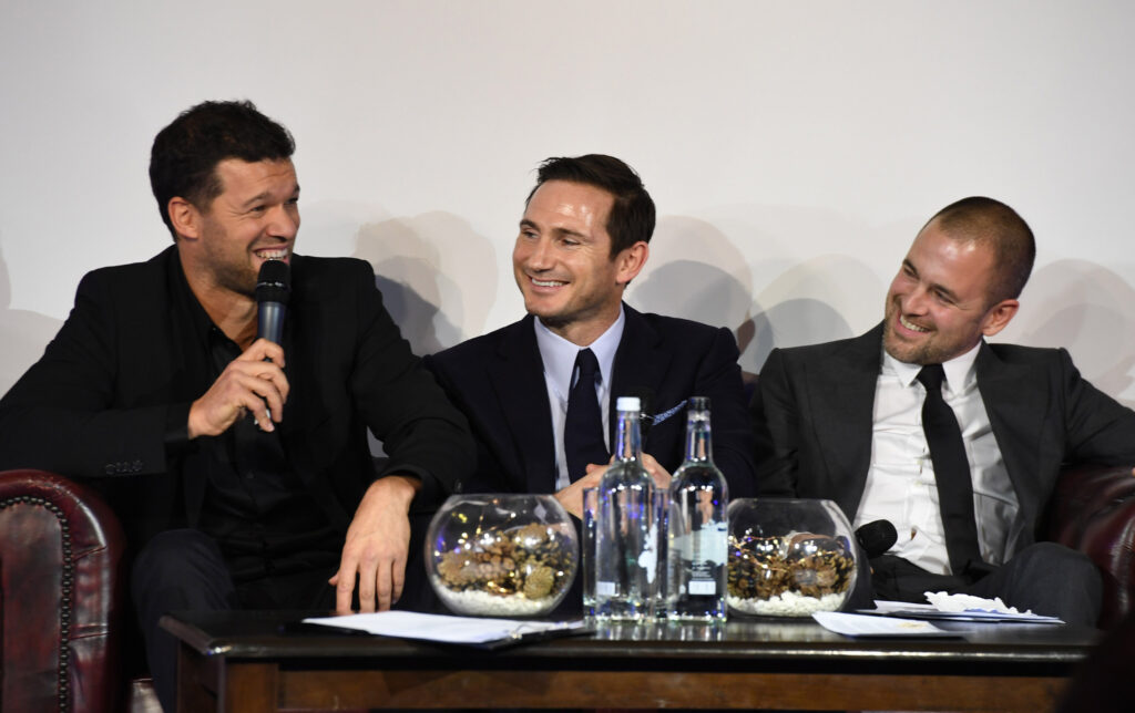Michael Ballack, Frank Lampard and Joe Cole at Chelsea FC Annual Lunch