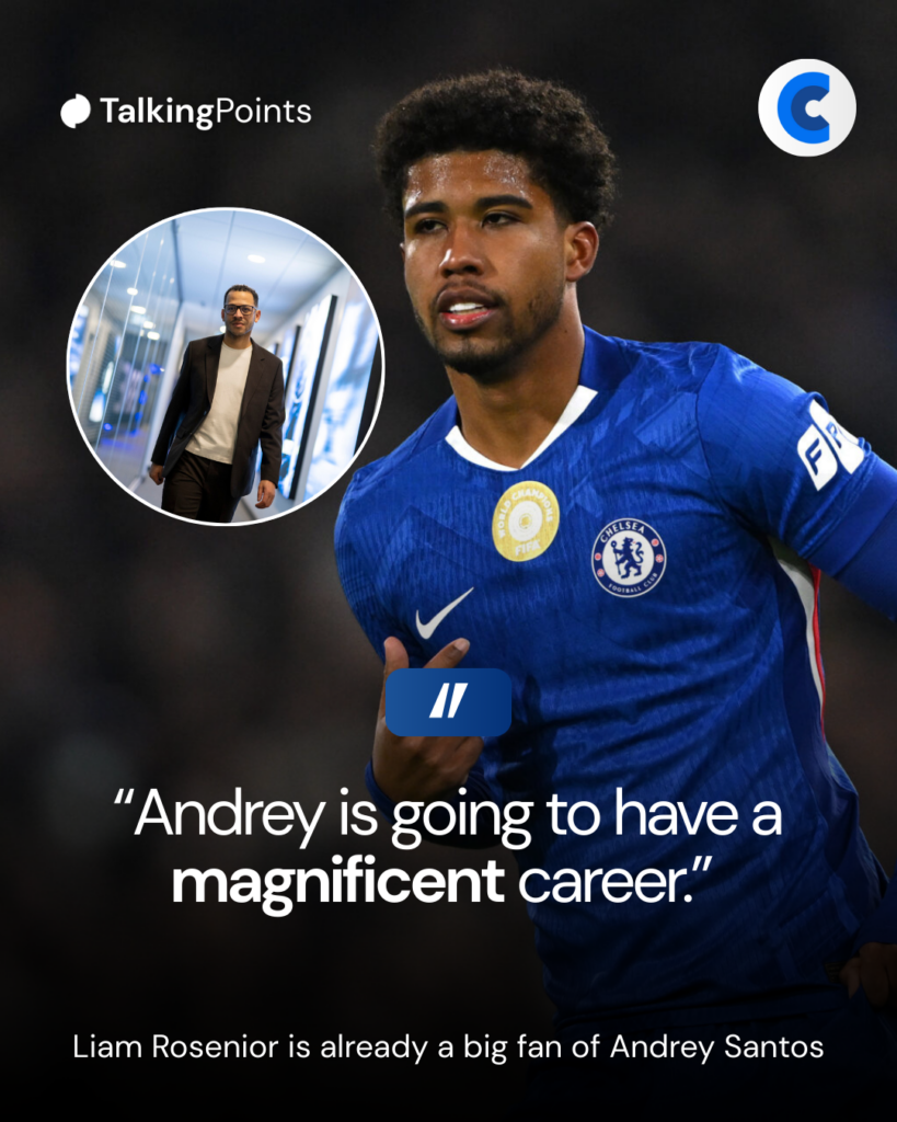 Liam Rosenior on Andrey Santos