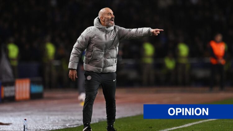 Chelsea manager Enzo Maresca on the touchline