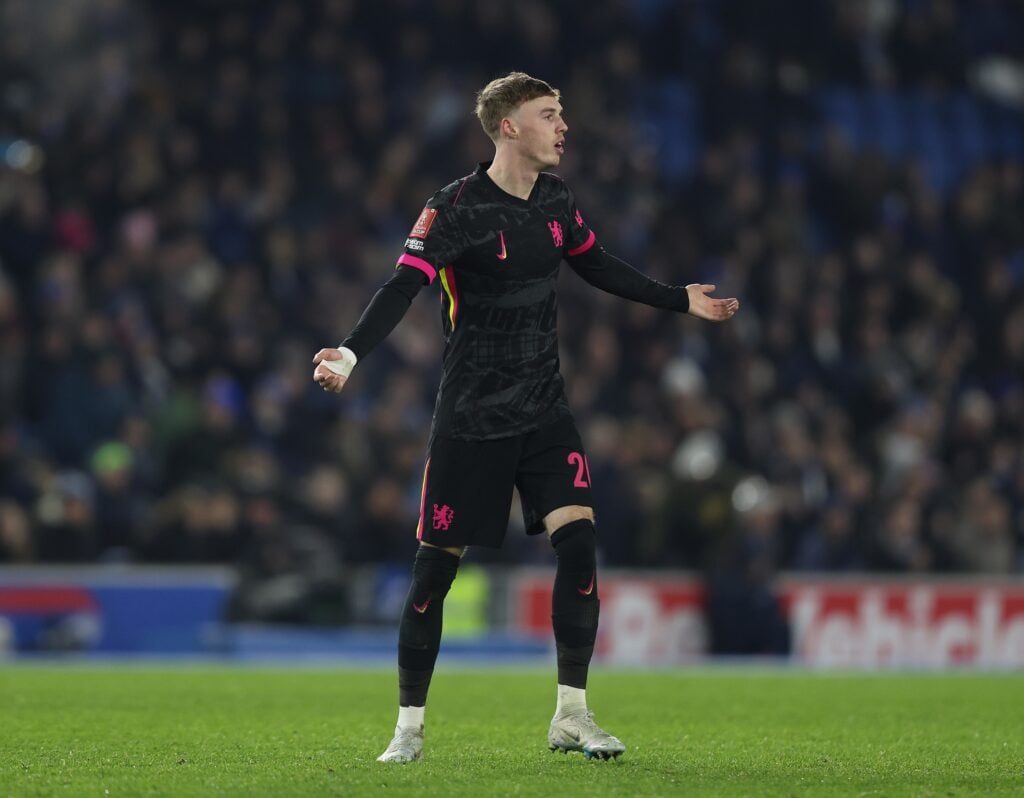 Cole Palmer during FA Cup loss to Brighton