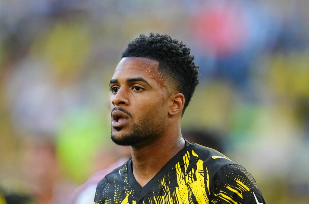 Almugera Kabar playing for Borussia Dortmund