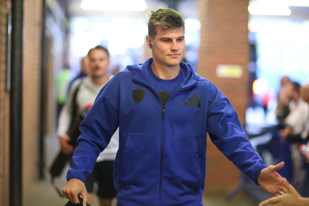 Jaka Bijol before the Carabao Cup match between Sheffield Wednesday and Leeds United