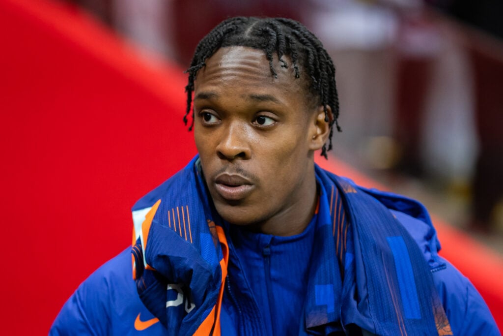 Emanuel Emegha of Netherlands on international duty