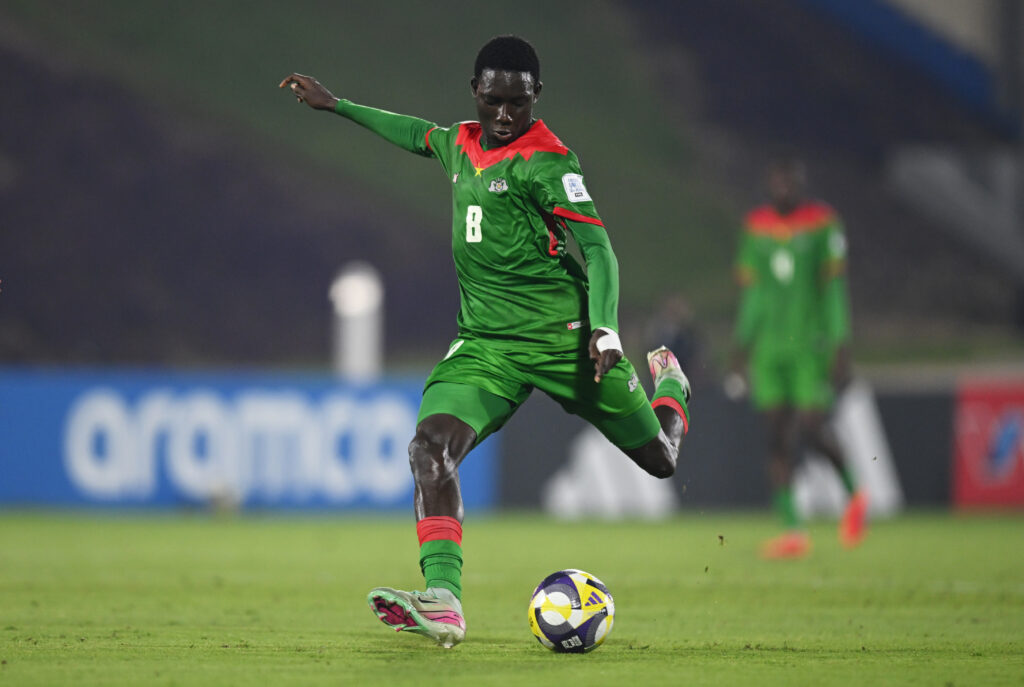 Mohamed Zongo playing for Burkina Faso U17