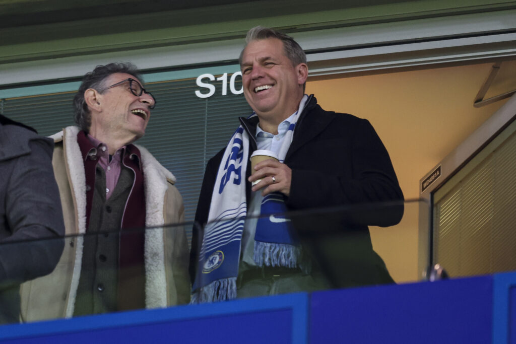 Todd Boehly Chelsea co-owner during the Premier League match between Chelsea and Arsenal