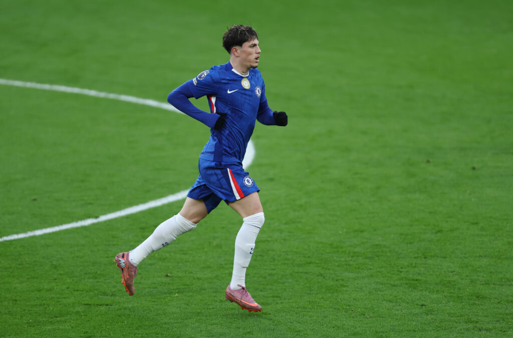 Alejandro Garnacho of Chelsea running