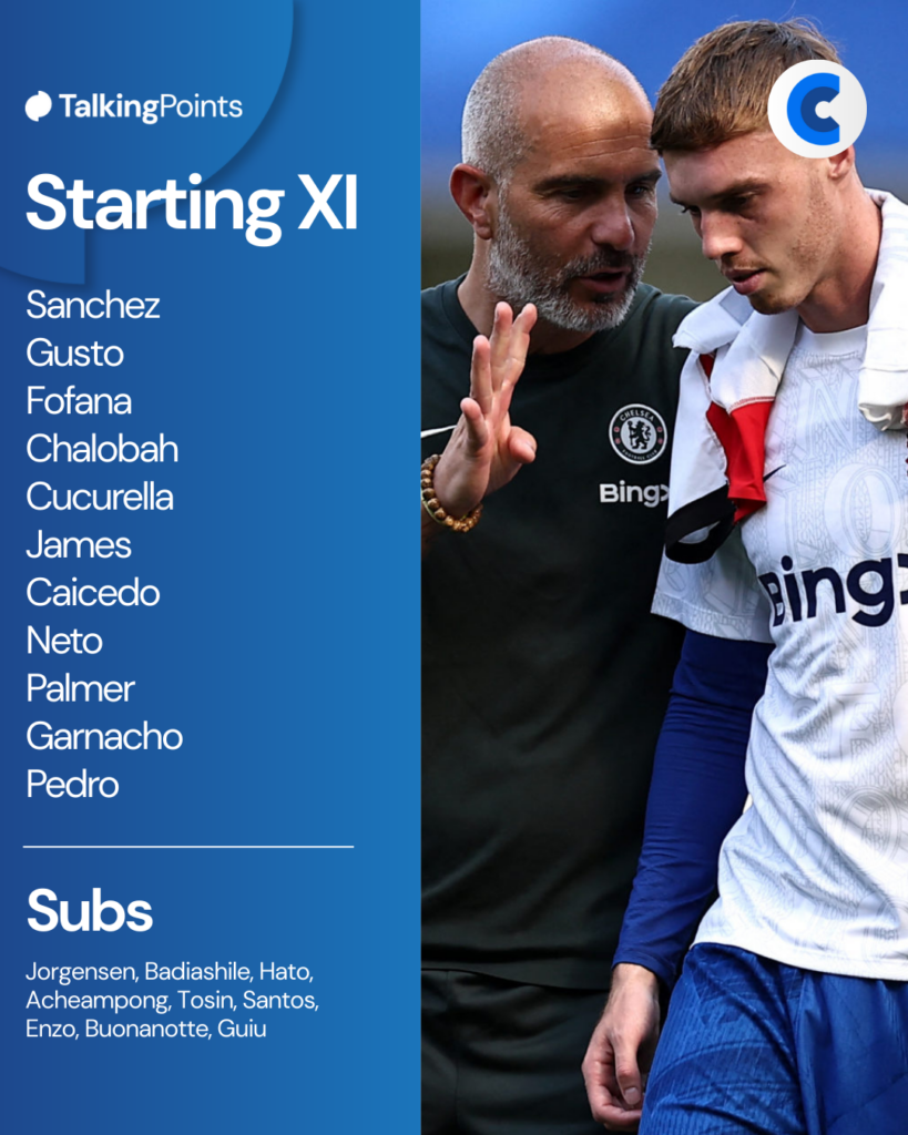 Confirmed XI FOR cHELSEA VS nEWCASTLE