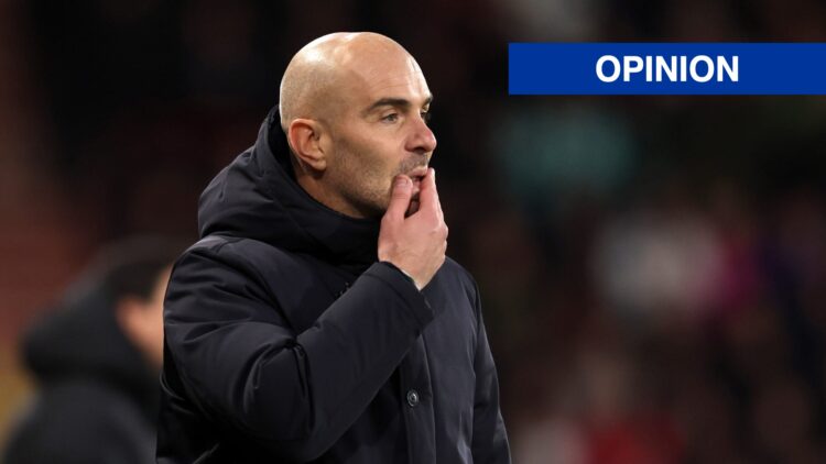 Enzo Maresca manager / head coach of Chelsea during the Premier League match between Bournemouth and Chelsea