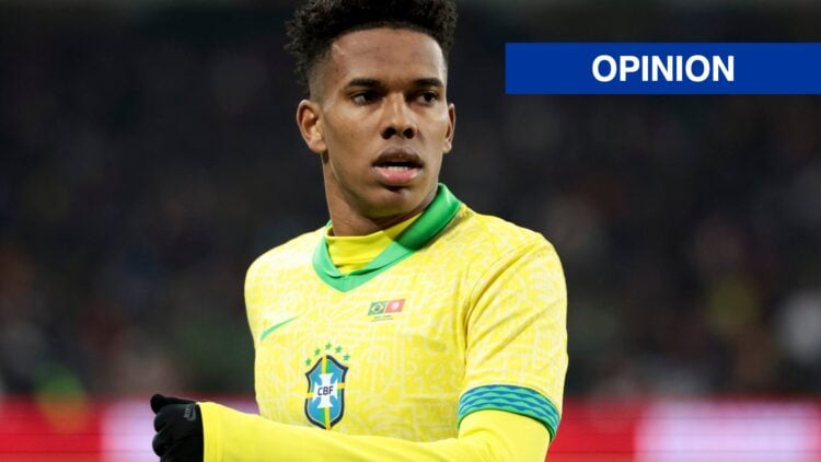 Estevao Willian of Brazil during the international friendly football match between Brazil and Tunisia