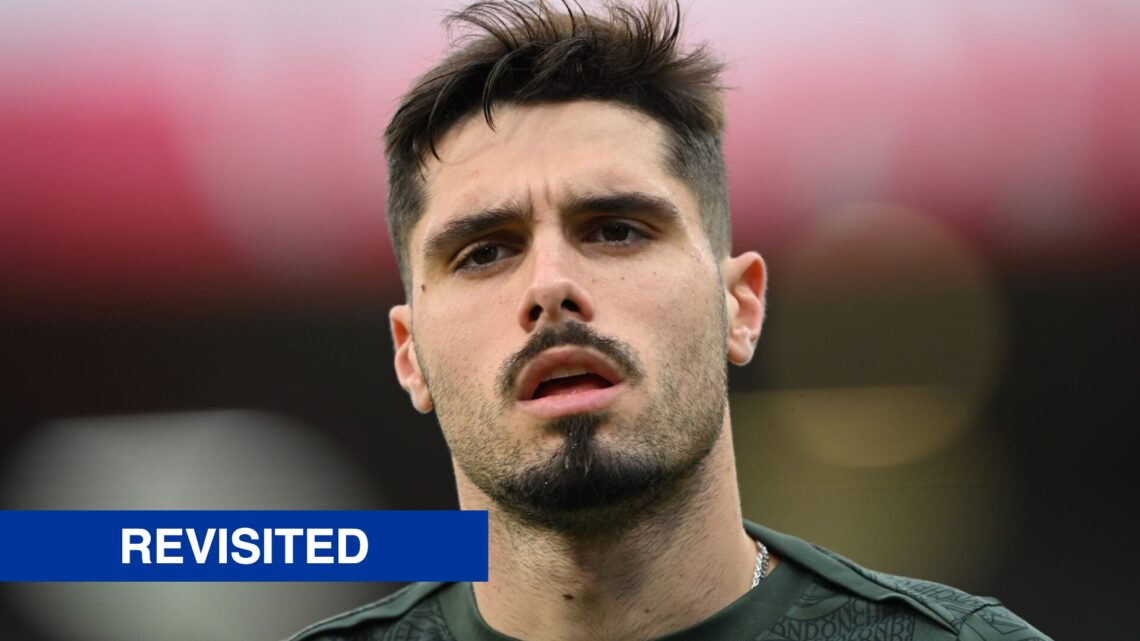 Chelsea winger Pedro Neto before Premier League game
