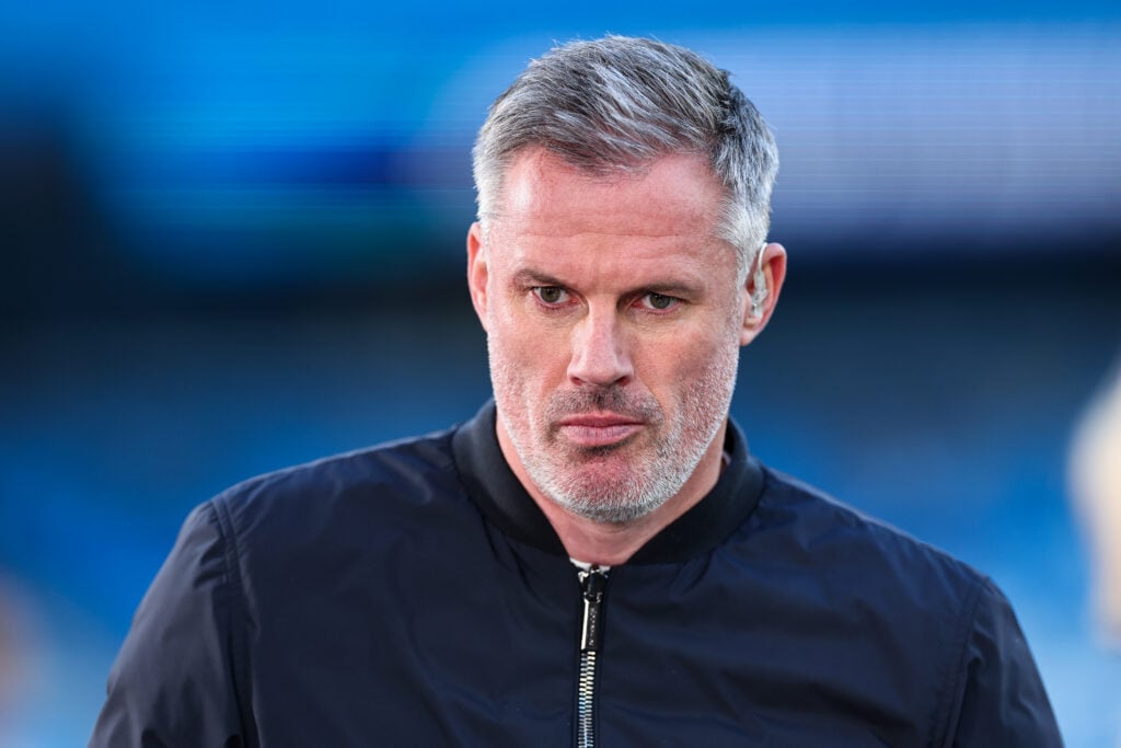 Jamie Carragher during the Premier League match between Manchester City FC and Wolverhampton Wanderers FC
