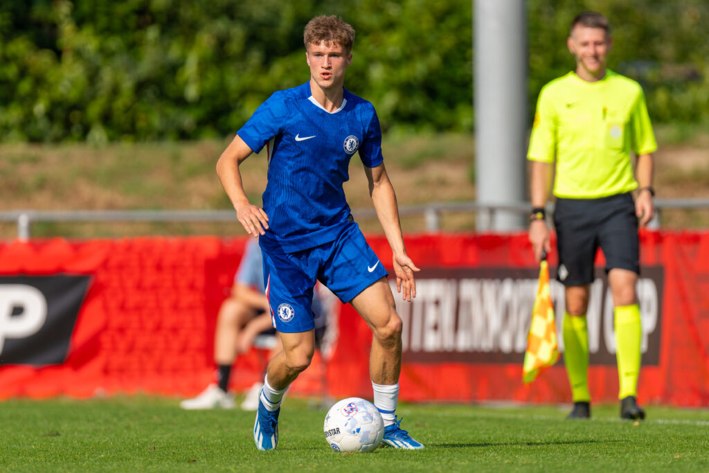 Harry McGlinchey in UEFA Youth League action