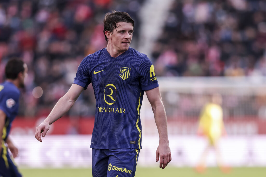 Conor Gallagher of Atletico de Madrid looks on