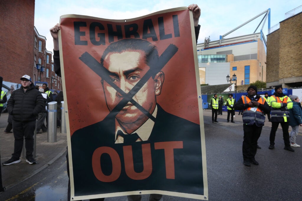 Chelsea Football Fans Protest the Club's ownership