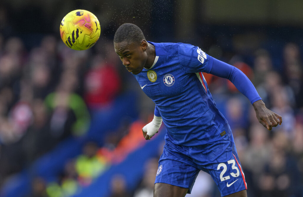Chelsea's Trevoh Chalobah during the Premier League match between Chelsea and Brentford