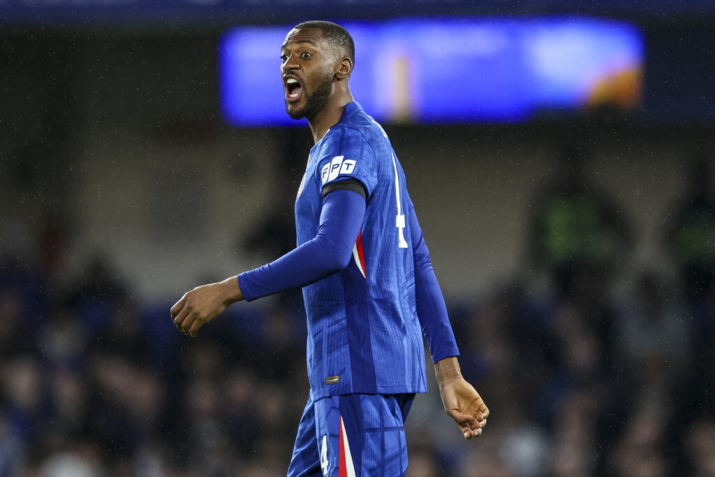 Tosin Adarabioyo of Chelsea during the Carabao Cup Semi Final First Leg match between Chelsea and Arsenal