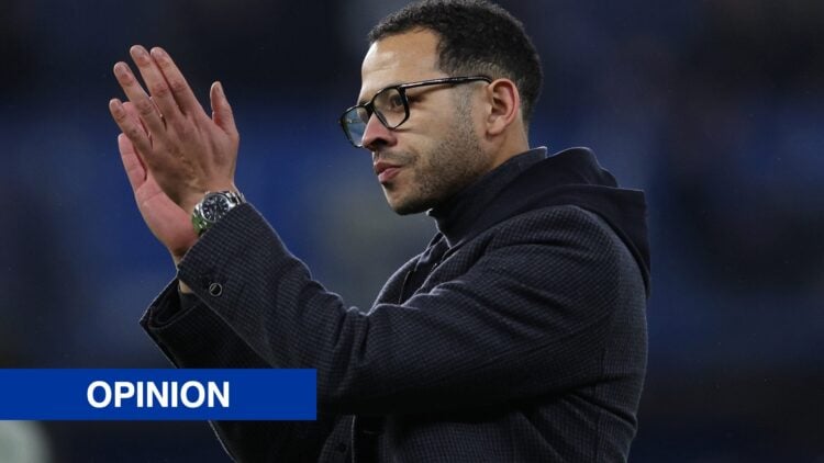 Chelsea Manager, Liam Rosenior applauds the supporters after the UEFA Champions League 2025/26 League Phase MD7 match between Chelsea FC and Pafos FC