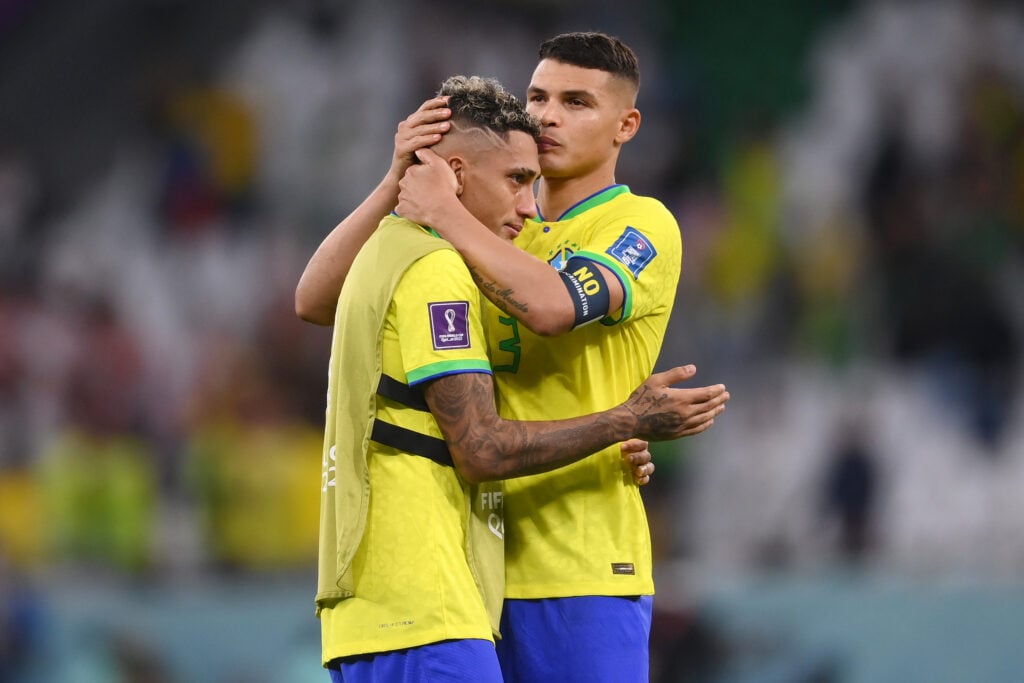 Raphinha and Thiago Silva.