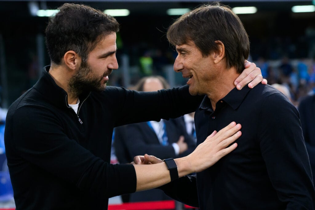 Antonio Conte and Cesc Fabregas