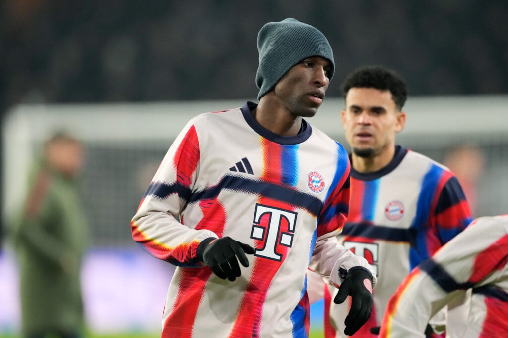 Nicolas Jackson of Bayern Munchen during the UEFA Champions League match between PSV v Bayern Munchen