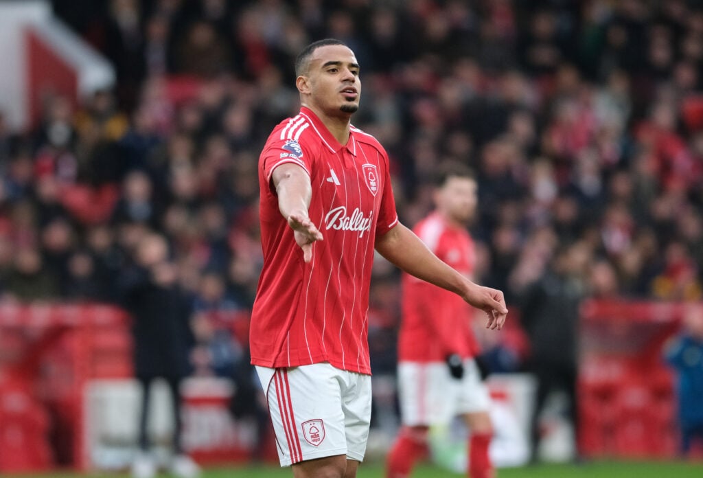 Murillo of Nottingham Forest seen during the Premier league football match between Nottingham Forest and Crystal Palace